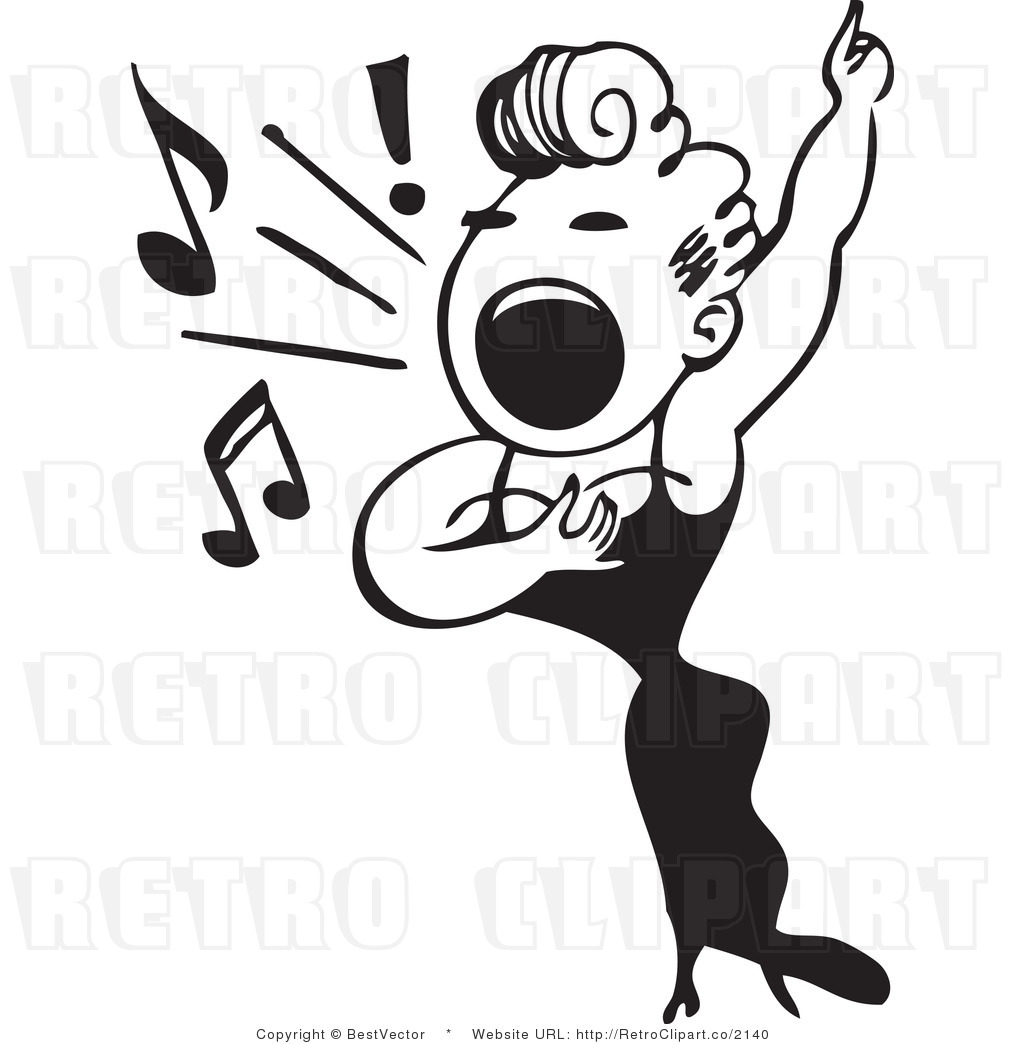free black and white music clipart - photo #12